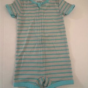 Hanes, Cotton, size 18-24 months Striped Baby zippy romper